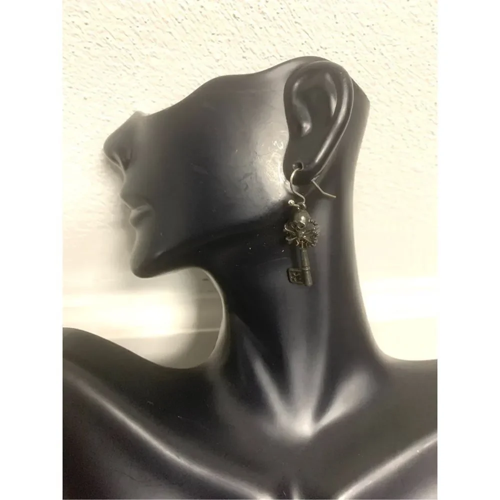 Skeleton Key Earrings